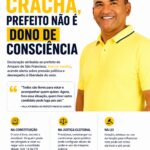 Voto não é crachá, prefeito não é dono de consciência