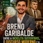 Breno Garibalde entre a bicicleta sustentável, o discurso moderno e a velha política que anda de carona
