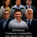 A campanha saiu de casa e já tem candidato perguntando onde fica a rua