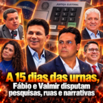Fim de semana mostra duas eleições: Fábio lidera no França e Valmir responde com o INOR e as ruas