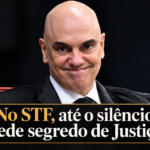 O microfone marcado e a explicação desmarcada