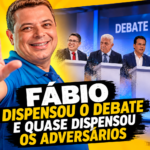 Fábio foge do debate e deixa as perguntas esperando