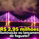 O LED é colorido, mas a conta deixa o povo vermelho