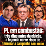 Cecília ameaça sair e o PL chega à reta final tentando salvar a própria chapa
