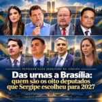 Oito histórias, oito mandatos: quem Sergipe escolheu para Brasília