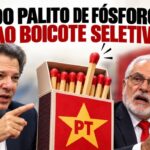 Boicote: o fósforo do PT e o incêndio da hipocrisia